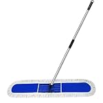 48 inch Commercial Dust Mop for Hardwood Floors, Blue