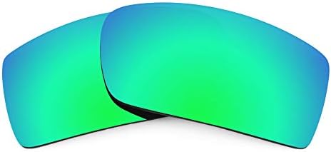 Revant Replacement Lenses Compatible With Revo Harness RE4071, Polarized, Emerald Green MirrorShield