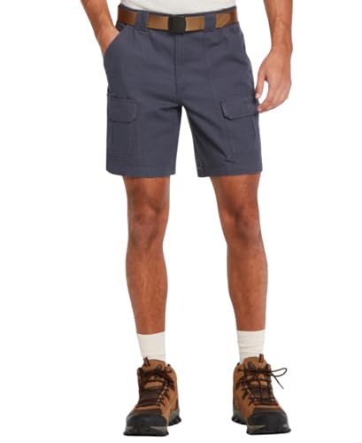 Image of Savane Mens 8 inch Hiking Cotton Cargo Shorts with Tech Pocket (Available in Big & Tall)