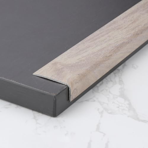 Nez de marche antidérapant et imperméable en bois 89 cm pour escalier