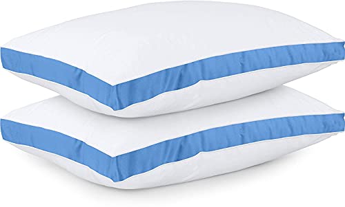 Queen Size Cooling Hotel Quality Bed Pillows Set of 2 for Back, Stomach, or Side Sleepers
