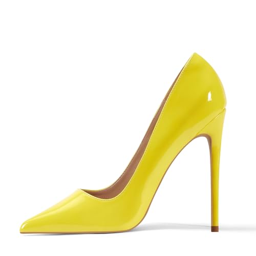 Image of Elisabet Tang High Heels, Women Pumps Pointed Toe Stilettos 4.7 inch /12cm Sexy Heels Party Shoes