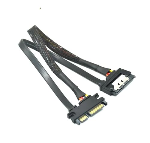 Cable Extensión SATA 3 III 0.3 m Rojo miniatura 5