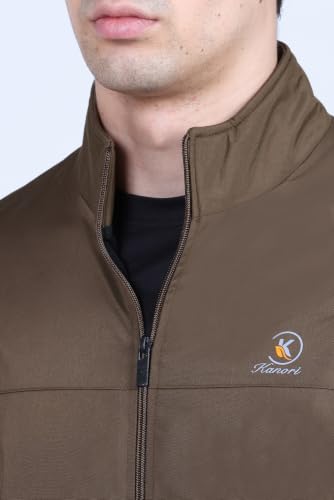 Image of Men's Windcheater Jacket | Lightweight Windbreaker with Front Zip & Pockets | Outdoor & Travel Jacket
