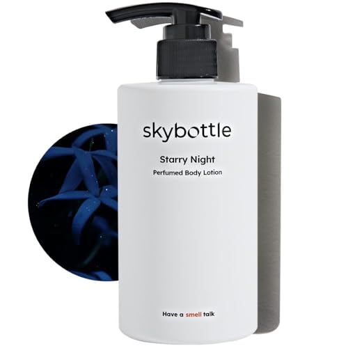 skybottle Perfumed Body Lotion with Pump, Fast Absorbing, Korean Skin Care, Ylang Ylang, Jasmine, Musk Scented Lotion for Women & Men, Girls Valentine Gift, 10.1 Fl. Oz