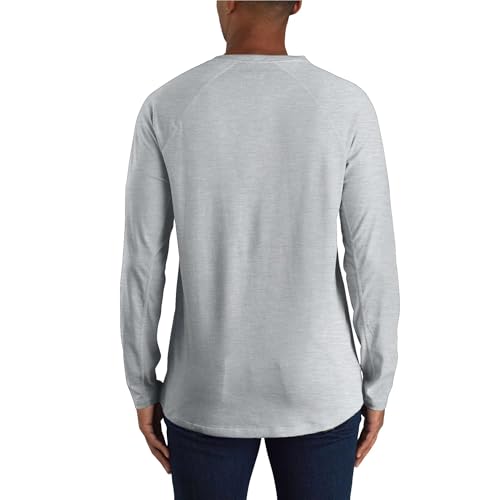 Image of Carhartt Men's Force Relaxed Fit Midweight Long-Sleeve Pocket T-Shirt