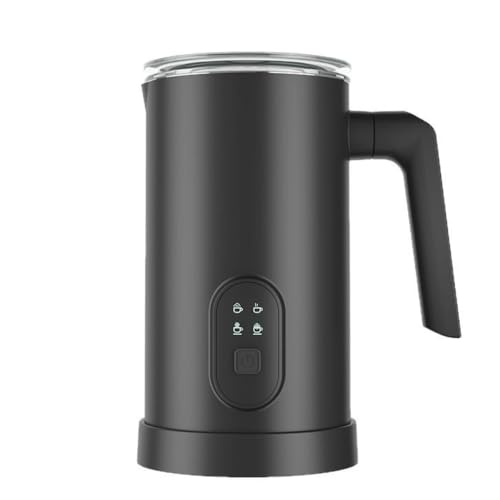 AOPIPI ミルク泡立て器、ミルク泡立て機、全自動、ホットとコールドの多機能、4つのモード、ワンボタン操作、シンプルで高速、コーヒーミルクラテアートとフォームの使用に適しています (B)