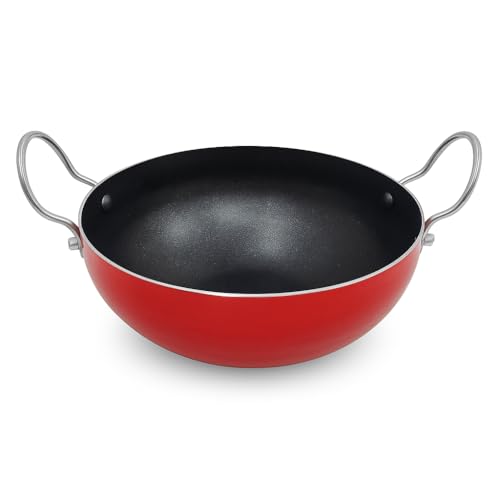 Image of Nagda Non Stick Kadai 16CM | 2 Layer Coating | Heat Proof Steel Handle | Non Induction | Easy to Wash