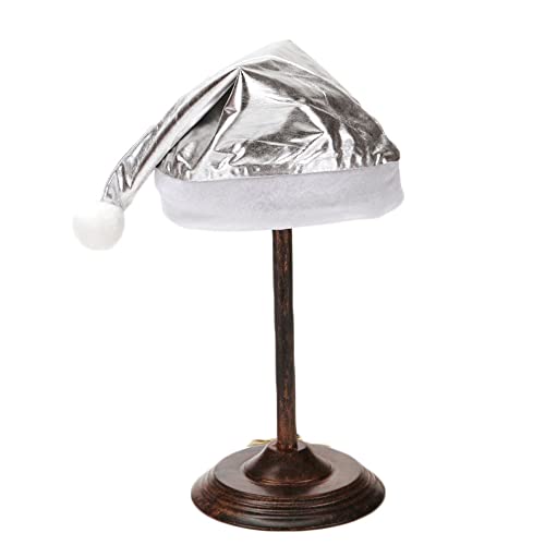FUFUYO Weihnachtsmütze Nikolausmütze Glitzer Weihnachtsmütze für...