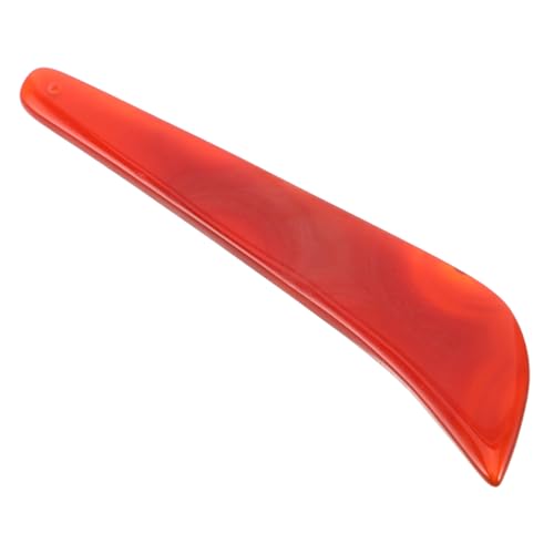 Beaupretty Gua Sha de Ágata Roja Natural Masajeador Facial para Cuidado Herramienta Duradera y Fácil de Usar para Reducción de Hinchazón y Relajación Facial