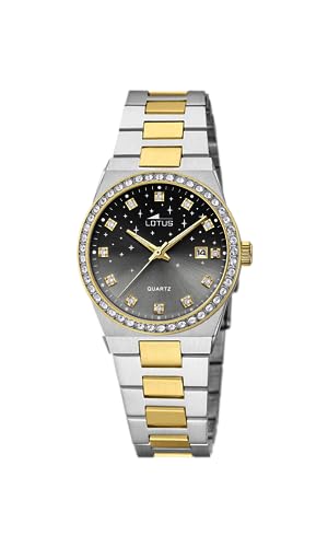 Montre femme Lotus en acier 316L et verre minéral : un garde-temps haut de gamme ultra résistant