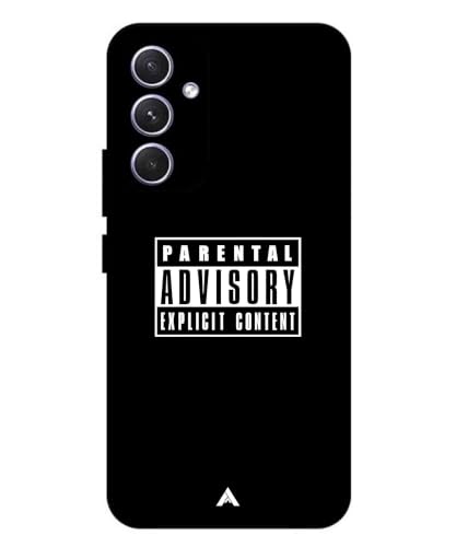 Image of Premium Explicit Case for Samsung Galaxy A55 Soft-Touch Metal TPU Back Cover, Shockproof, Designer, Aesthetic Mobile Phone Case (Glossy Finish)