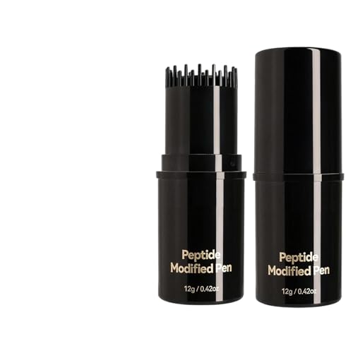 Cepillo para cubrir el cabello gris - Tinte para el cabello, de color negro instantáneo portátil | Cabello para retocar, accesorio de aplicación fácil para el hogar, salón, viajes, bodas