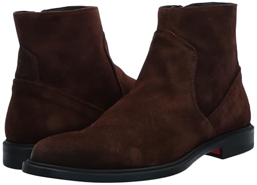 Image of HUGO Men's Suede Side Zip Chelsea Boot
