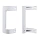 SPARES2GO Uchwyt do drzwi do zamrażarek do lodówki Beko (biały) opakowanie 2 szt