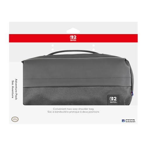 Bandolera Adventure Pack Nintendo Switch 2 compartimentos acolchados y correa ajustable 6