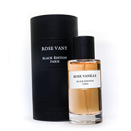 Parfum Homme Black Édition'Rose Vanille' Made in France