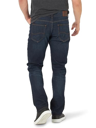 Lee 20152-79-34W X 30L Men'S Extreme Motion Athletic Fit Tapered Leg Jean Blue Strike 34W X 30L thumb #2