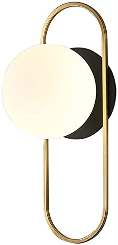 Aplique de Pared para Interiores, Foco Dorado, Modelo de diseñador, bañador de Pared para habitación, Bombilla G9 de 9 W, Aplique de Pared, lámpara de araña, Dorado y Blanco.