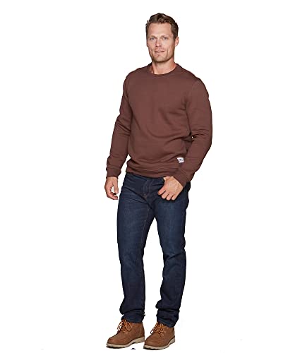 Colosseum Outdoors Men's Brooks Ii Super Heavyweight Workwear Crewneck Sweatshirt (Vintage Brown, Large) #TOP3