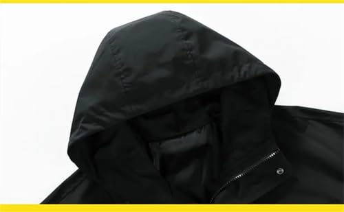 Vsadsau Korean Men Hooded Bomber Jackets Spring Autumn Oversize Jacket Male Outwear Streetwear4