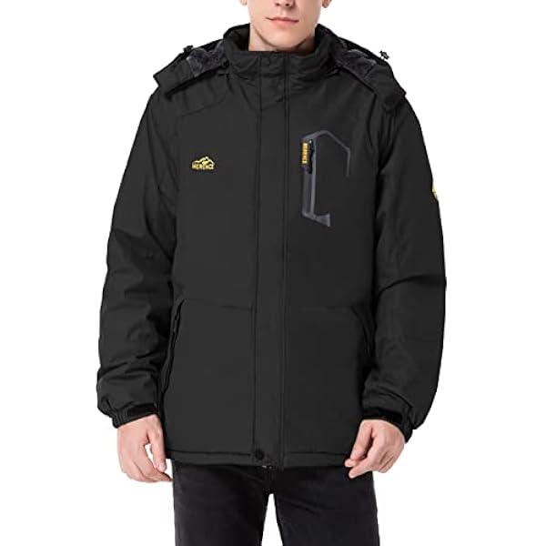 EQUICK Chaqueta de esquí Impermeable para Hombre, Resistente al Viento