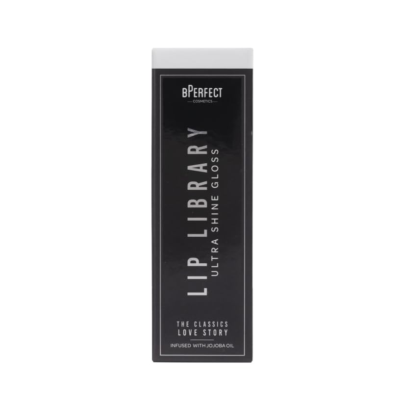 BPerfect Lip Library Lip Gloss - High-Shine Hydrating Gloss with Jojoba Oil - Shade Love Story (Clear with Golden Shimmer Reflects) - Image 2