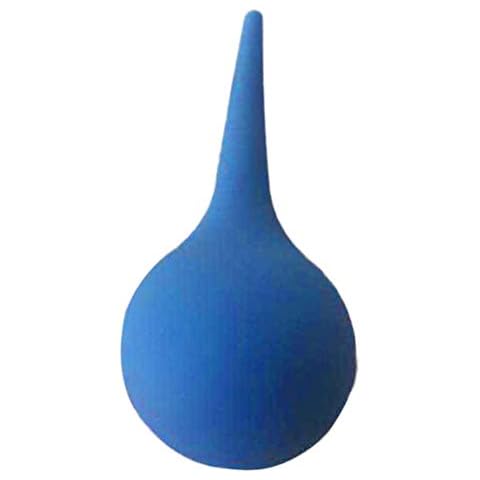 60ml Rubber Cleaning Ball, Ear Cleaner, Earwax Remover, Bulb Syringe for Babies, Ear Syringe Bulb Ear Washing Rubber, Reusable Baby Ear Wax Removal Tool (60ml, Blue) Cover