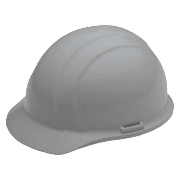 Hard Hat, Polyethylene, 4 Point Pinlock, Type 1, Class E, Gray, Mfr: 19767-A