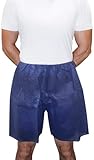 Dukal 360 Patient Exam Wear, Short, Non-Sterile, Unisize, Dark Blue (10 Bags of 5) (Pack of 50)