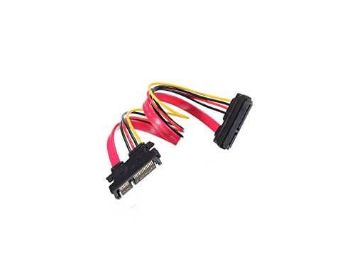 Cable de datos y alimentación Serial ATA SATA macho a hembra 26 cm miniatura 5