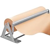 DIY Crew 18 Inch Paper Roll Dispenser and Cutter - Heavy-Duty Wall Mountable, Non Slip Tabletop - Kraft, Freezer, Butcher Paper - Up to 1000ft Rolls