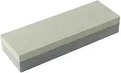 Pedra de Amolar Dupla Face Profissional para Afiar Facas e Ferramentas, 20x5x2cm, Retangular, 600g
