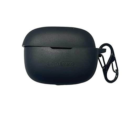 Image of Pouch for JBL Wave 200 TWS True Wireless Earbuds Protective Soft Silicone Case Cover with Hook (Cover Only) (Black)
