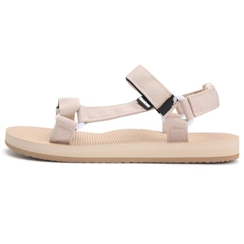 Image of WateLves Womens-Sport-Sandals Outdoor Hiking Sandals with-Arch-Support Comfortable Webbing-Water-Athletic Beach-Sandals for Travel-Walking-Trekking-Camping