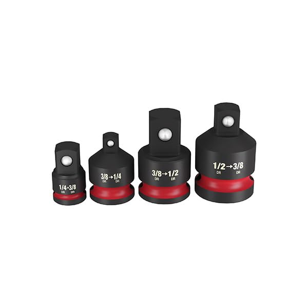 Milwaukee Electric - Shockwave IMP Duty 1/4-1/2DR Adapter Set