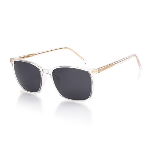 Image of Vincent Chase By Lenskart | Full Rim Square | Polarized Sunglasses Stylish |100% UV Protected | For Men & Women (Large, VC S18707)