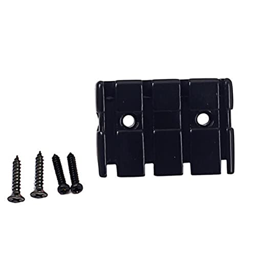 String Lock with Screws, 39mm Metal Locking Nut String Lock Screws Kit for Headless Electric Guitar