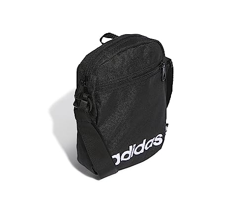 adidas Unisex Essentials Organizer, Black/White, One size, Black / White - Image 3