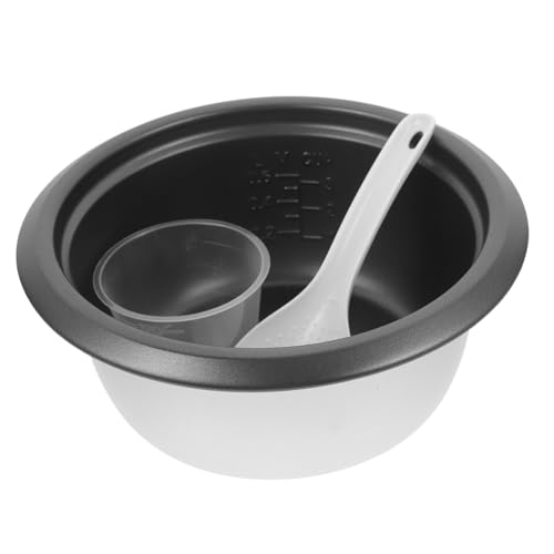 MOLUCKFU Cuve Intérieure Antiadhésive pour Cuiseur à Riz 1,8L Marmite de Remplacement en Aluminium Échelle Adaptée Maison Hôtel Dortoir Accessoire...