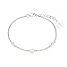 s.Oliver Armband 925 Sterling Silber Mädchen Kinder Armschmuck, mit Zirkonia synth, 14+2 cm, Silber, Herz, Kommt in Schmuck Geschenk Box, 2028457