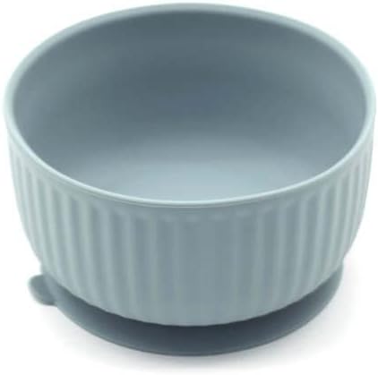 Silicone Non-Slip Small pet Watering Bowl, cat Food Bowl, Dog Feeding Bowl, Kitten Feeding Bowl (SoftGrey)