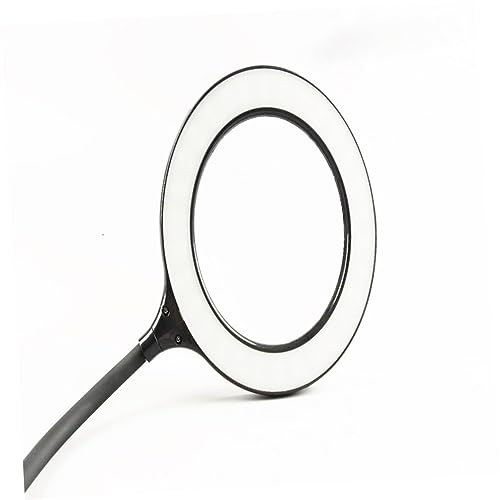 Tofficu clip de escritorio acortar USB luz de escritorio condujo lampara escritorio flexo escritorio lupa LED lámpara de escritorio llevada Luz para leer Black