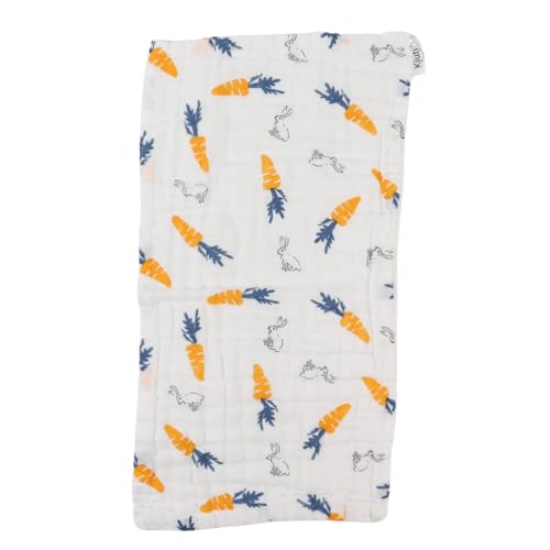 Image of Muslin Baby Burp Cloths - 100% Cotton Ultra-Absorbent 6-Layer Burp Rags for Newborn Feeding, Hypoallergenic 20x10 Inch 3-Pack (Snuggle Bunnies)