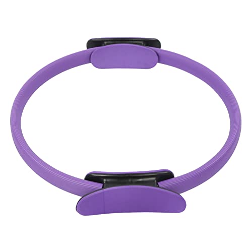 Gigicial Balanced Bodies Ultra Fit Circle Pilates Ring, Great Exercisers for Legs, Women Home Workout or Studio, Thigh Master Inner Exerciser, Yoga Ring Equipment (Purple)