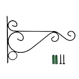 Farbe: Schwarz, Bronze, Weiß Wandhaken Innovative Iron Art Pflanzenhalter Aufhänger Blumentopf Dekor Balkon Im Europäischen Stil