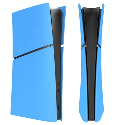Image of Slim Digital Edition Cover Plates for New PS5 Slim Console, Shell Panels Compatible with New PlayStation 5 Slim Accessories Protective Replacement Faceplate (Starlight Blue)