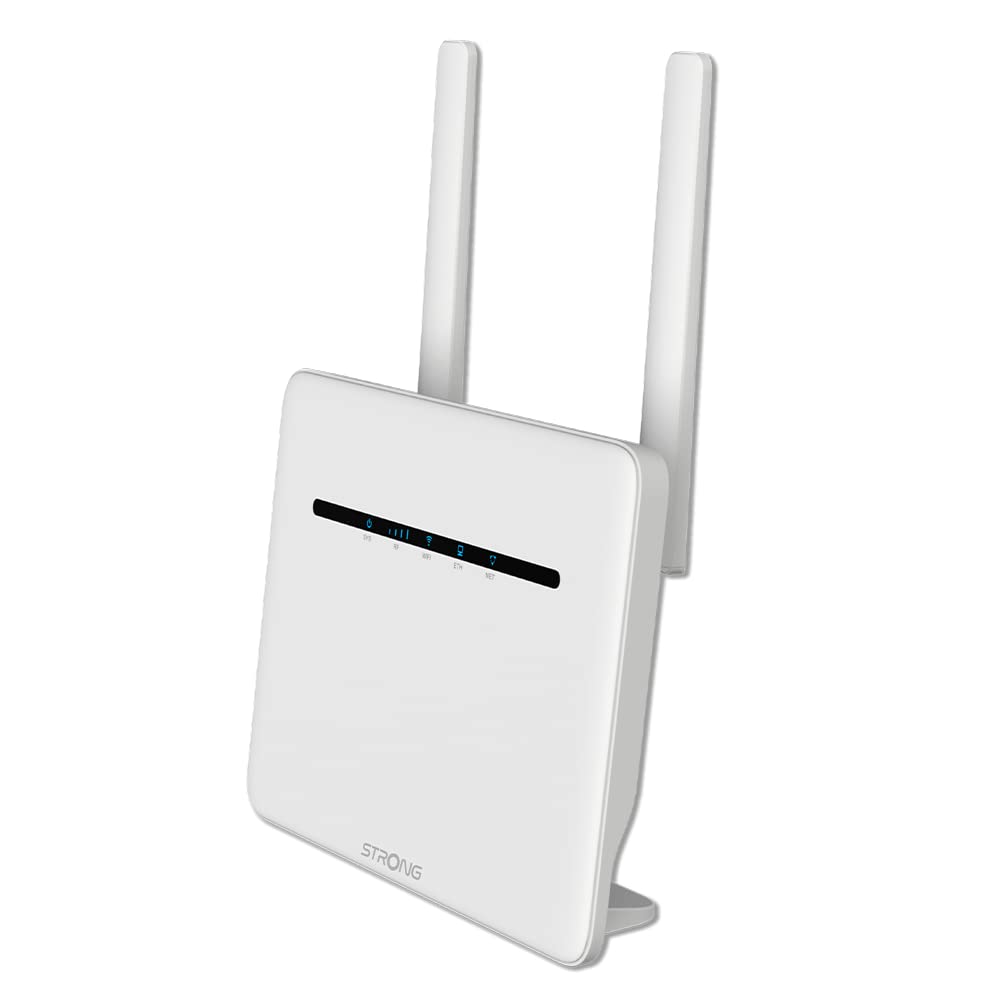STRONG Routeur 4G+ LTE Cat 6 300 Mbps|WiFi AC Dual Band 1200 Mbps|Modem|Hotspot| 4 Ports RJ45 Gigabit|Compatible Tout opérateur et Carte SIM|2 Antennes SMA détachables|Garantie 4 Ans