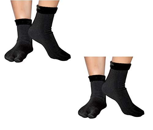 Winter Thermal Multi Color Wool Heavy Duty Warm Ankle Length Socks With Thumb Women/Girls Winter Socks-image-46
