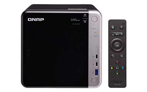 QNAP TS-453BT3 NAS Torre Ethernet Negro - Unidad Raid (Unidad de Disco Duro, SSD, M.2, Serial ATA III, 2.5/3.5